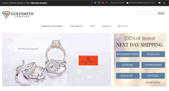 Desktop Screenshot of goldsmithjewelry.com